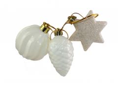 Globuri decorative - White Figurines Bunch