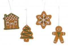 Decoratiune de Craciun - Poly Cookie Gingerbread - mai multe modele