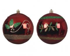 Glob decorativ - Wreath Red - doua modele - pret pe bucata