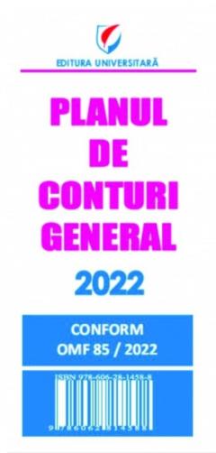 Planul de conturi general 2022