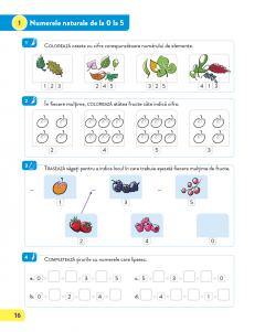 Matematica si explorarea mediului. Clasa pregatitoare