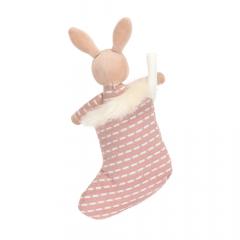 Jucarie de plus - Shimmer Stocking Bunny