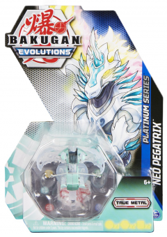 Jucarie - Bakugan Evolutions S4 - Metalica Neo Pegatrix Alb
