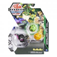 Set figurine - Bakugan Evolutions S4 - Starter Pack - Serpillious Ultra Negru, Colossus si Neo Dragonoid