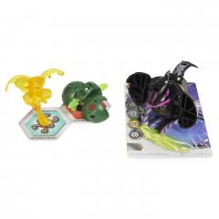 Set 3 jucarii - Bakugan Evolutions S4 - Platinum Powerup - Warrior Whale, Nano Fury si Nano Sledge