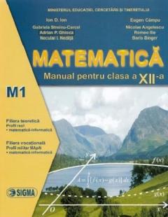 Manual matematica M1 - clasa a XII-a - Filiera teoretica, profil real