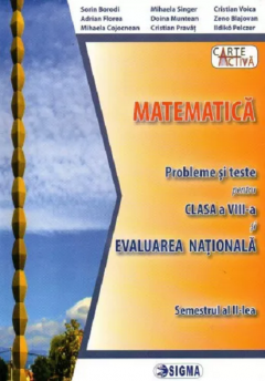 Matematica. Probleme si teste pentru clasa a VIII-a si Evaluare Nationala, semestrul al II-lea