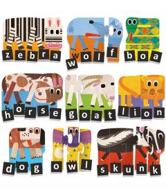 Puzzle Progresiv - Litere si Cuvinte, Engleza