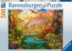 Puzzle 500 de piese - Dinozauri