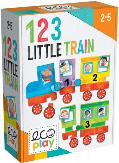 Puzzle educativ - 123 Little Train