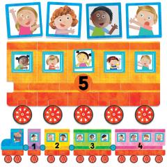 Puzzle educativ - 123 Little Train