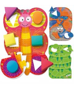 Puzzle 27 de piese - Sa potrivim formele si culorile