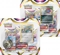 Joc de carti - Pokemon TCG: Sword & Shield Lost Origin 3 Pack Blister - mai multe modele