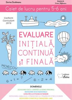 Coperta cărții Evaluare initiala, continua si finala pentru 5-6 ani