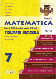 Culegere de matematica - Teste tip CNEE din materia claselor V-VII pentru Evaluarea Nationala