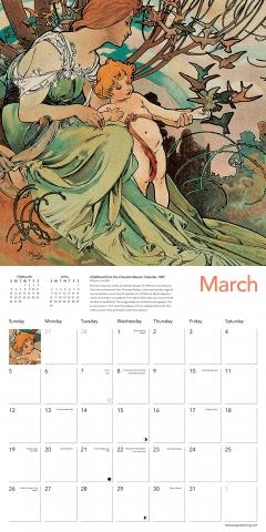 Calendar 2023 - Alphonse Mucha 