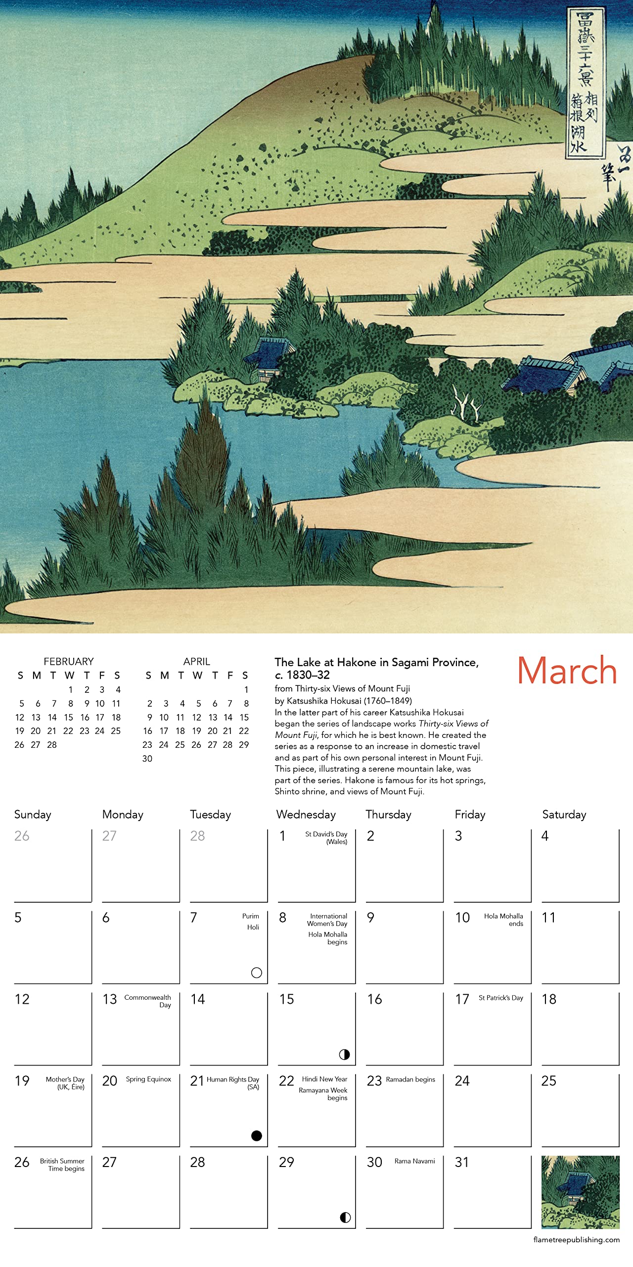 calendar-2023-japanese-woodblocks-flame-tree-publishing