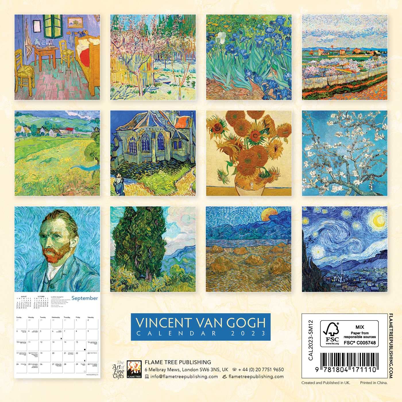 calendar-2023-vincent-van-gogh-flame-tree-publishing