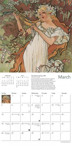 Calendar 2023 - Alphonse Mucha 