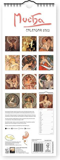 Calendar 2023 - Alphonse Mucha 