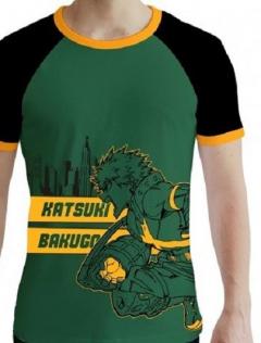 Tricou XS - Man - My Hero Academia - Bakugo Green Premium