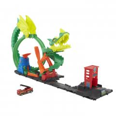 Set de joaca - Hot Wheels City - Dragon Drive Firefight
