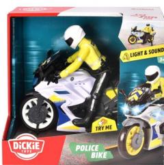 Dickie - Motocicleta de Politie - 17 cm