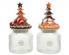 Borcan depozitare - Gingerbread Tree, Mic - mai multe culori