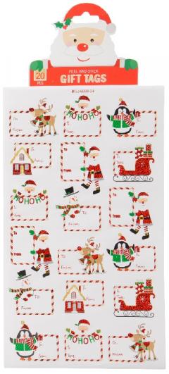 Set stickere etichete Craciun - Tip 2 - Modele diferite