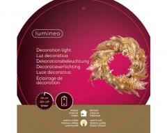 Decoratiune Craciun  - Ghirlanda micro LED cu flori uscate