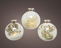 Glob decorativ - Dried Flower Filled LED Indoor -  mai multe modele