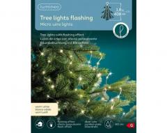 Ghirlanda de luminite  - Micro LED Tree Bunch Flashing Effect Silver Wire Warm White - Outdoor