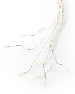Ghirlanda de luminite  - Micro LED Tree Bunch Flashing Effect Silver Wire Warm White - Outdoor