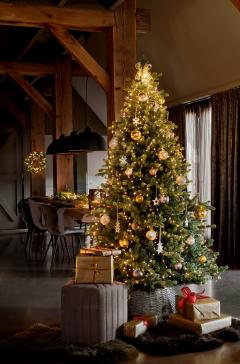 Ghirlanda de luminite - Micro LED Tree Bunch Silver Wire Warm White - Outdoor