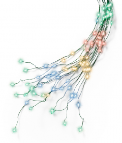 Ghirlanda de luminite - Micro LED - Tree Bunch Flashing Effect - Outdoor