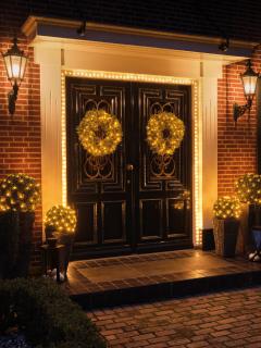 Instalatie decorativa - 189 Micro LED Extra Dense Lights Silver Wire Warm White - Outdoor 