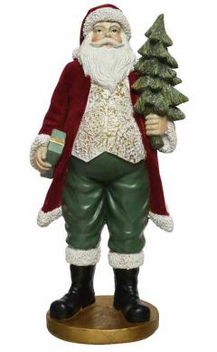 Figurina - Santa with Christmas Tree