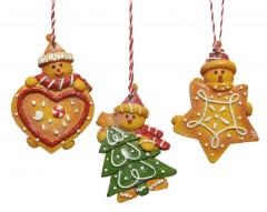 Decoratiune - Figure Polyresin Gingerbread - mai multe modele