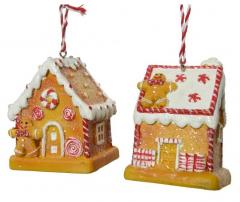 Decoratiune - House Polyresin Gingerbread - mai multe modele