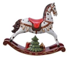 Decoratiune - Rocking Horse Polyresin