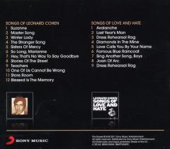 Songs of Leonard Cohen. Songs of Love and Hate