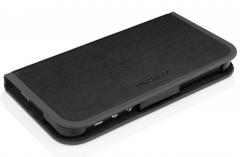 Husa IPhone 5/5S/SE - Macally Slimcase Stand Black