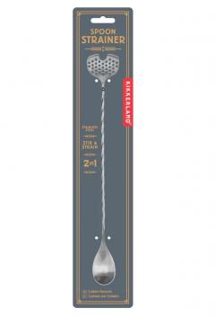 Lingurita cu strecuratoare pentru cocktail - Spoon Strainer