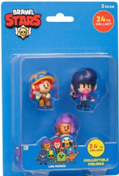 Figurine Brawl Stars - Jessie, Shelly, Bibi