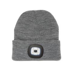 Caciula cu LED incorporat - Grey Light Up Beanie