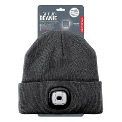 Caciula cu LED incorporat - Grey Light Up Beanie