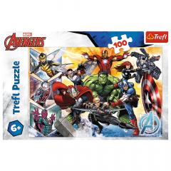 Puzzle - Marvel - Puterea Razbunatorilor, 100 piese