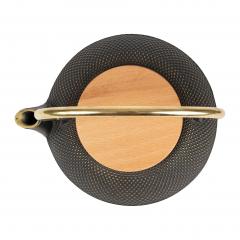 Ceainic fonta - Picots - Black Golden Handle