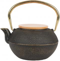 Ceainic fonta - Picots - Black Golden Handle