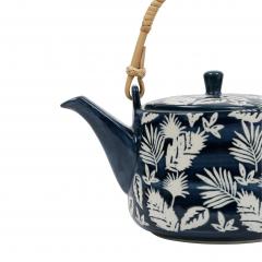 Ceainic - Exaltation - Navy & White Stoneware